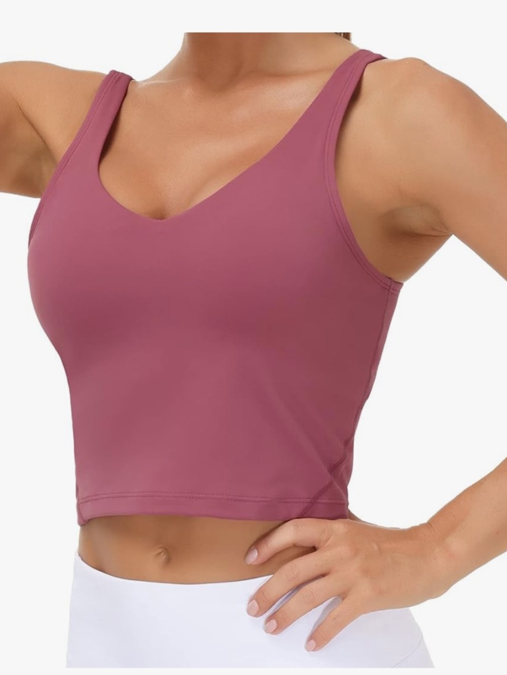 MauveTank w built in bra